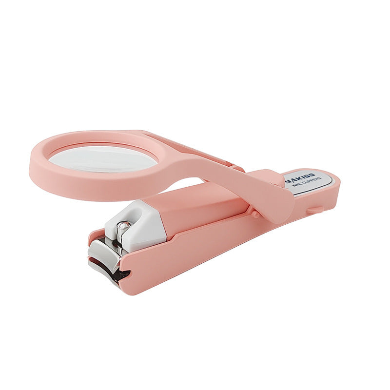 Professional 2X Magnifying Nail Cutter with Sharp Blades
