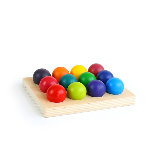Colorful Wooden Montessori Sorting Toy - Fesara