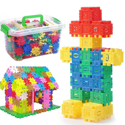 Educational Wooden Math Building Blocks