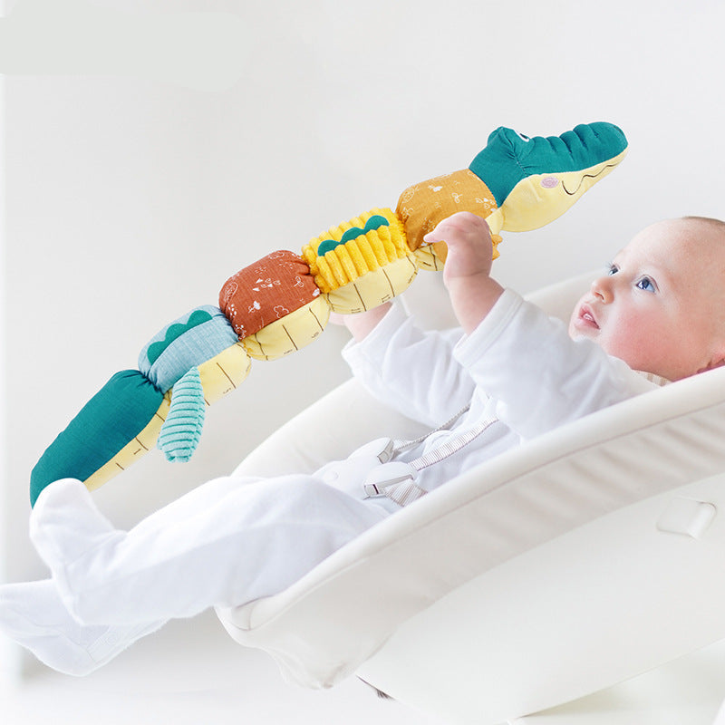 Soft Crocodile Rattle Toy with Music