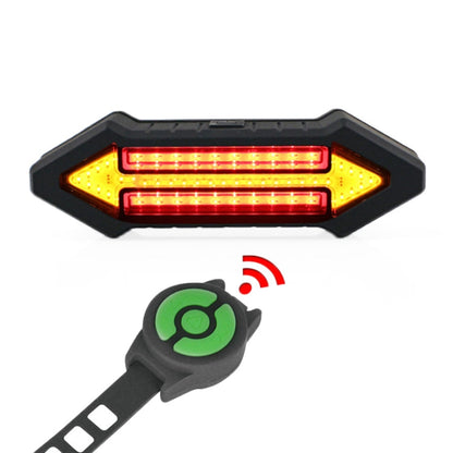 Smart Bike Rear LED Warning Light with Remote Control