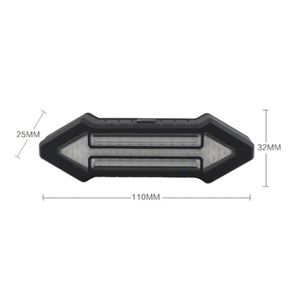 Smart Bike Rear LED Warning Light with Remote Control
