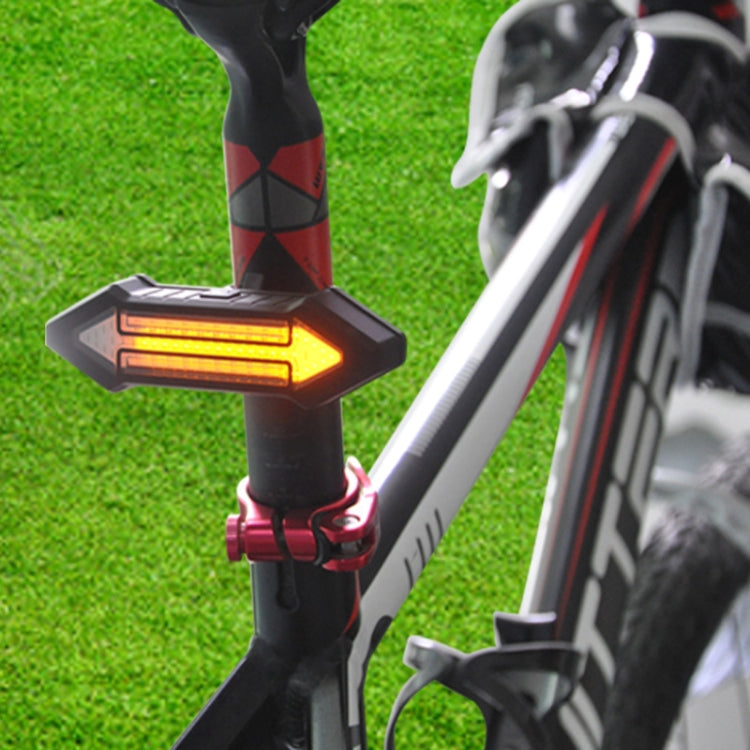 Smart Bike Rear LED Warning Light with Remote Control