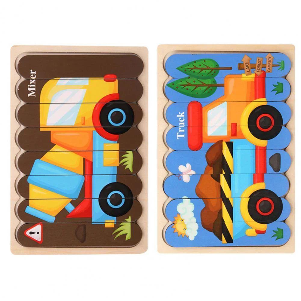 Classic Wooden Brain Teaser Puzzle for Children