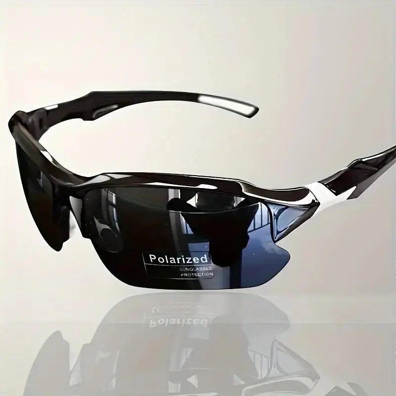 Slim Polarized Athletic Sunglasses with UV Shield