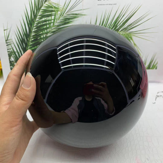 ObsidianSphere | Elegant Natural Crystal Home Décor Accent Piece 1