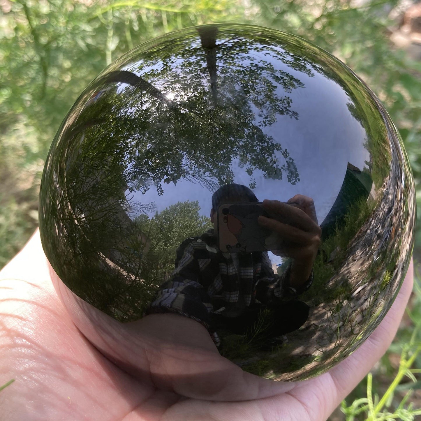 ObsidianSphere | Elegant Natural Crystal Home Décor Accent Piece 8