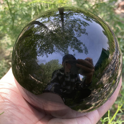 ObsidianSphere | Elegant Natural Crystal Home Décor Accent Piece 8