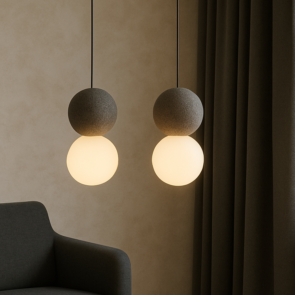 Obsidian Pendant Lamp 1