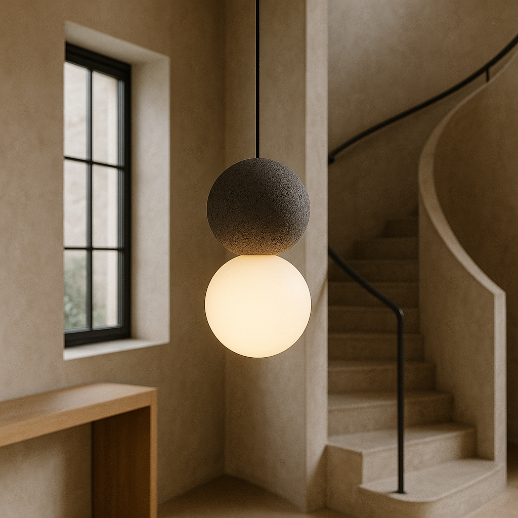 Obsidian Pendant Lamp 3