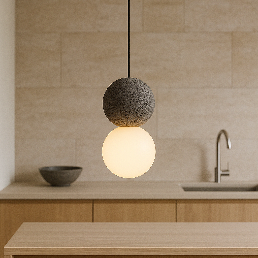 Obsidian Pendant Lamp 4