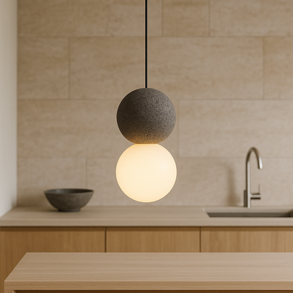 Obsidian Pendant Lamp 4