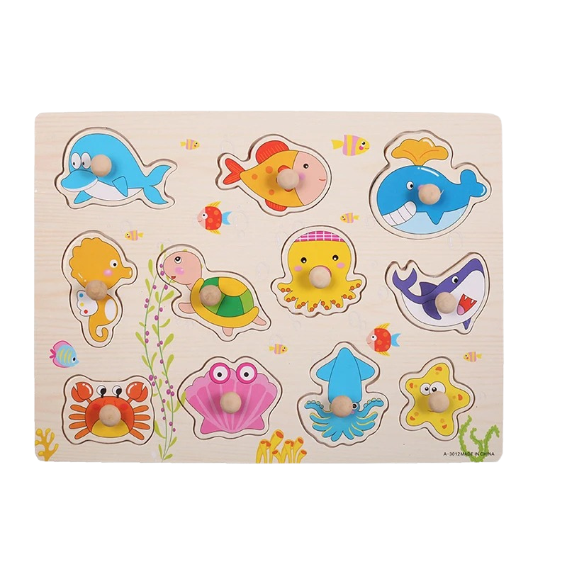 Colorful Wooden Jigsaw Puzzle