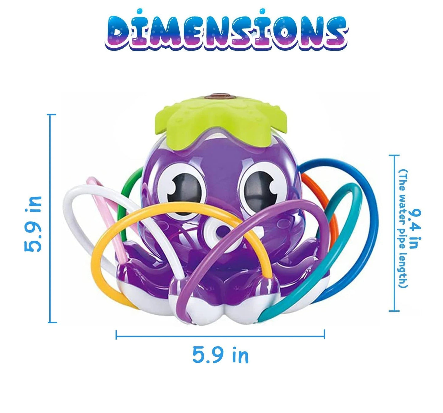 Fun Octopus Sprinkler for Kids Garden Play