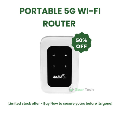 Compact Mobile Wi-Fi Hotspot for Travel and Home Use