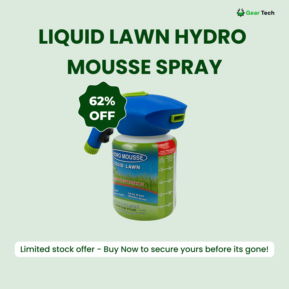 Quick Fix Lawn Grass Seed Spray for Bare Spots
