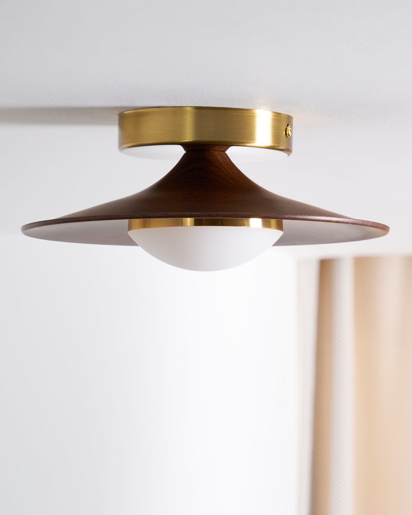 Sleek LED Ceiling Fixture Low Profile Mount