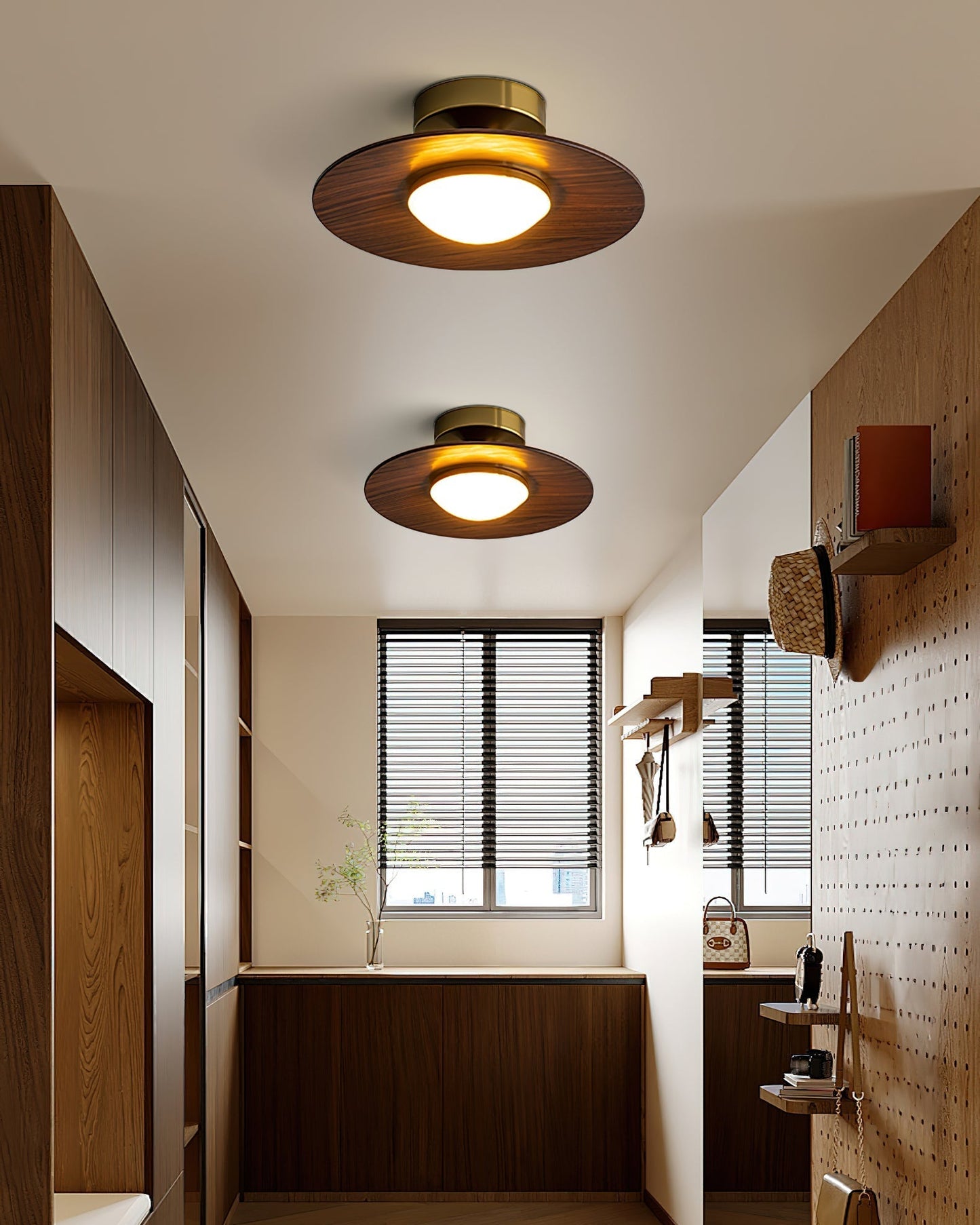 Sleek LED Ceiling Fixture Low Profile Mount