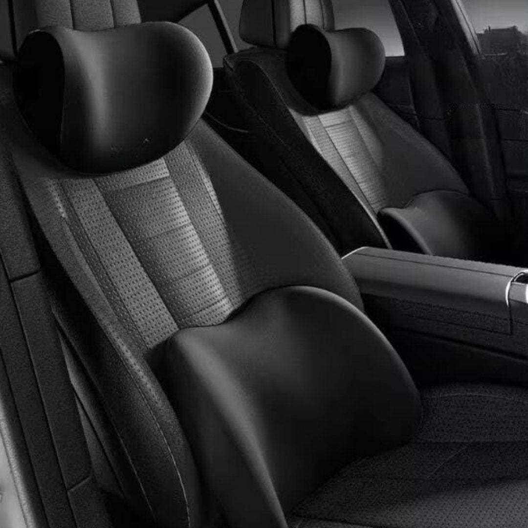 Ergonomic Car Seat Cushion Set - Neck & Back Support