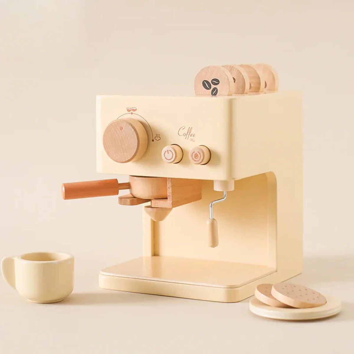 Classic Wood Coffee Playset - Fesara