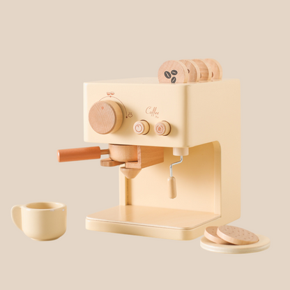 Fun Kids Wooden Coffee Maker Playset - Fesara