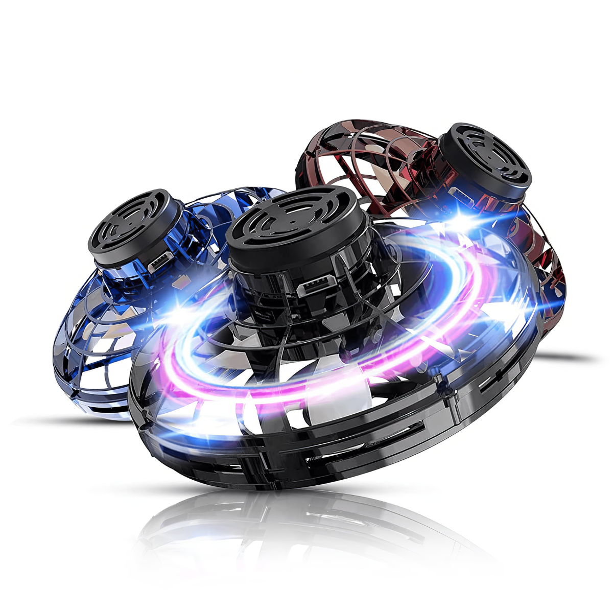 Colorful LED Flying Toy with Glow Effect - Fesara