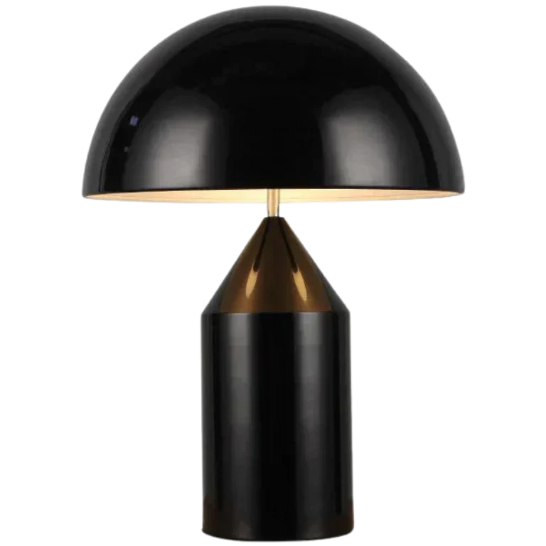 Contemporary Gold Dome LED Desk Lamp 3-Light