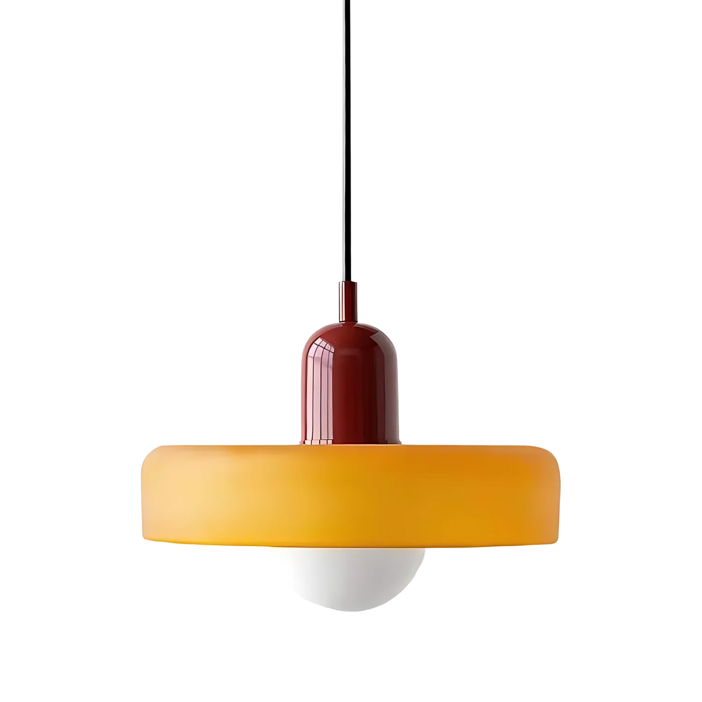 Elegant Metal Glass Pendant Light