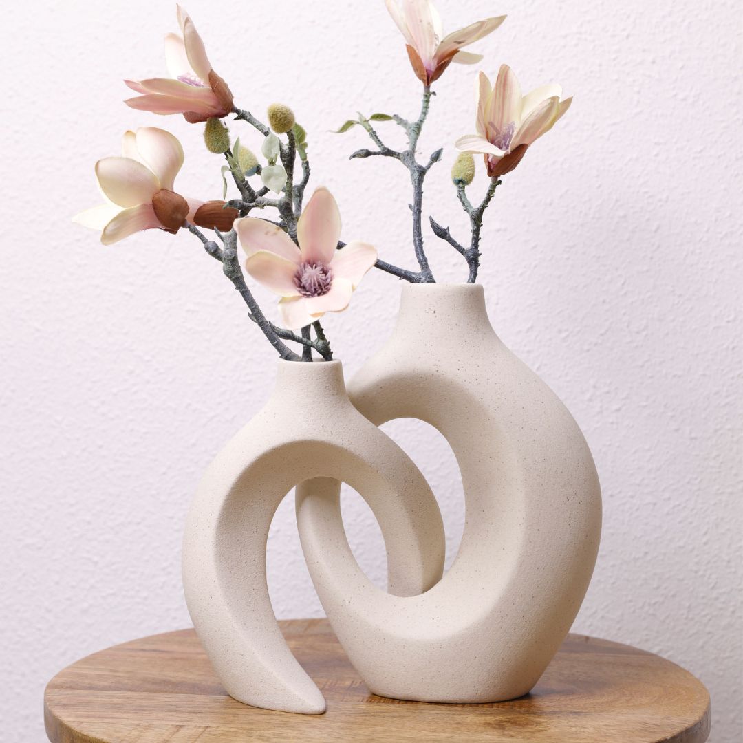 Beautiful Floral Ceramic Vase Decor