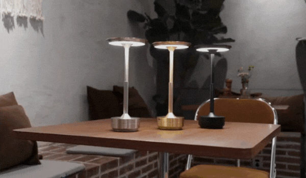 Stylish Touch Table Lamp with Color Changing LED Light