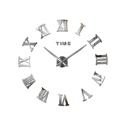 Minimalist White Wooden Wall Clock - Fesara