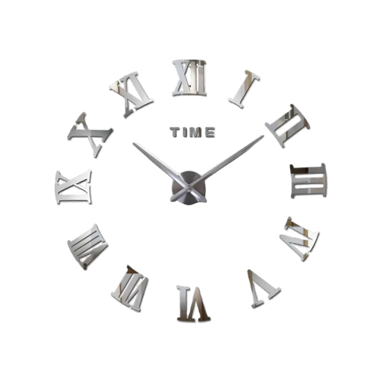 Minimalist White Wooden Wall Clock - Fesara