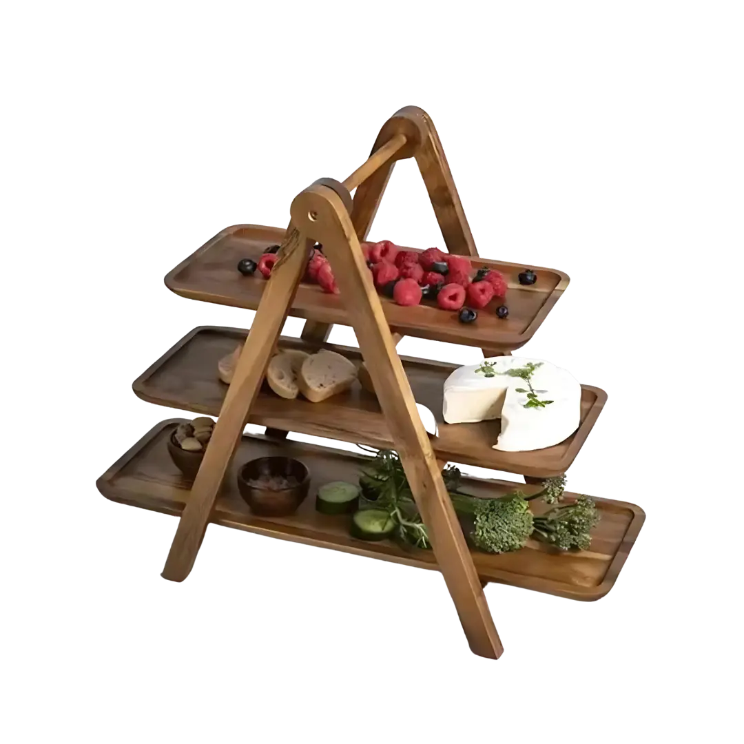 Rustic Wood Serving Tray