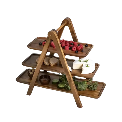 Rustic Wood Serving Tray