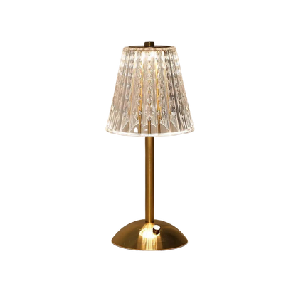 Classic Glass Table Lamp with Sophisticated Glow