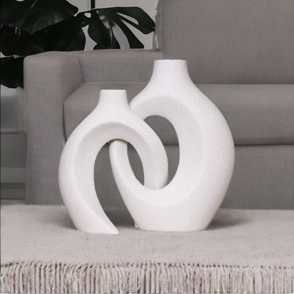 Beautiful Floral Ceramic Vase Decor