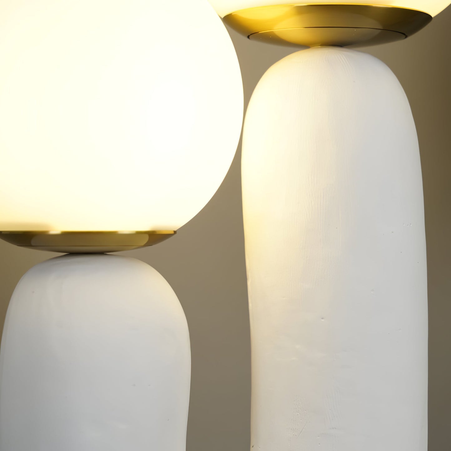 Elegant Glass and Metal Desk Lamp