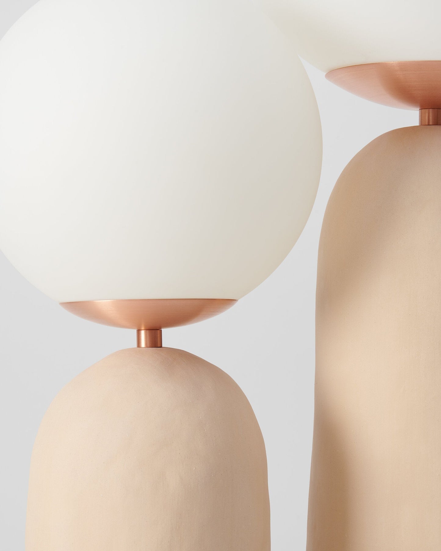 Elegant Glass and Metal Desk Lamp