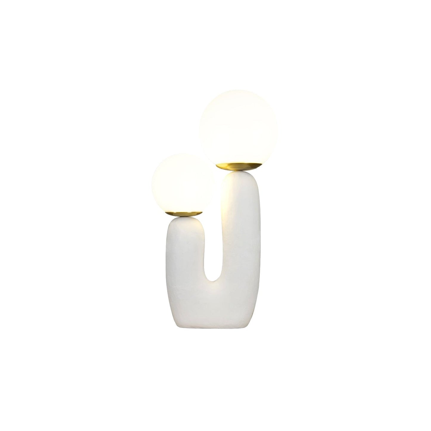 Elegant Glass and Metal Desk Lamp