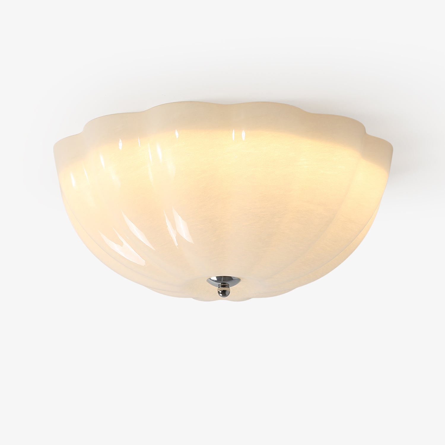 OpalGlow | Elegant Modern Shell-Shaped LED Ceiling Light Fixture 2