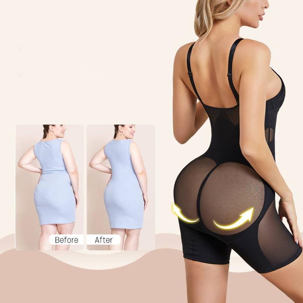 Premium Body Shaper - Open Crotch Tummy Control Bodysuit for Shaping and Lift-3