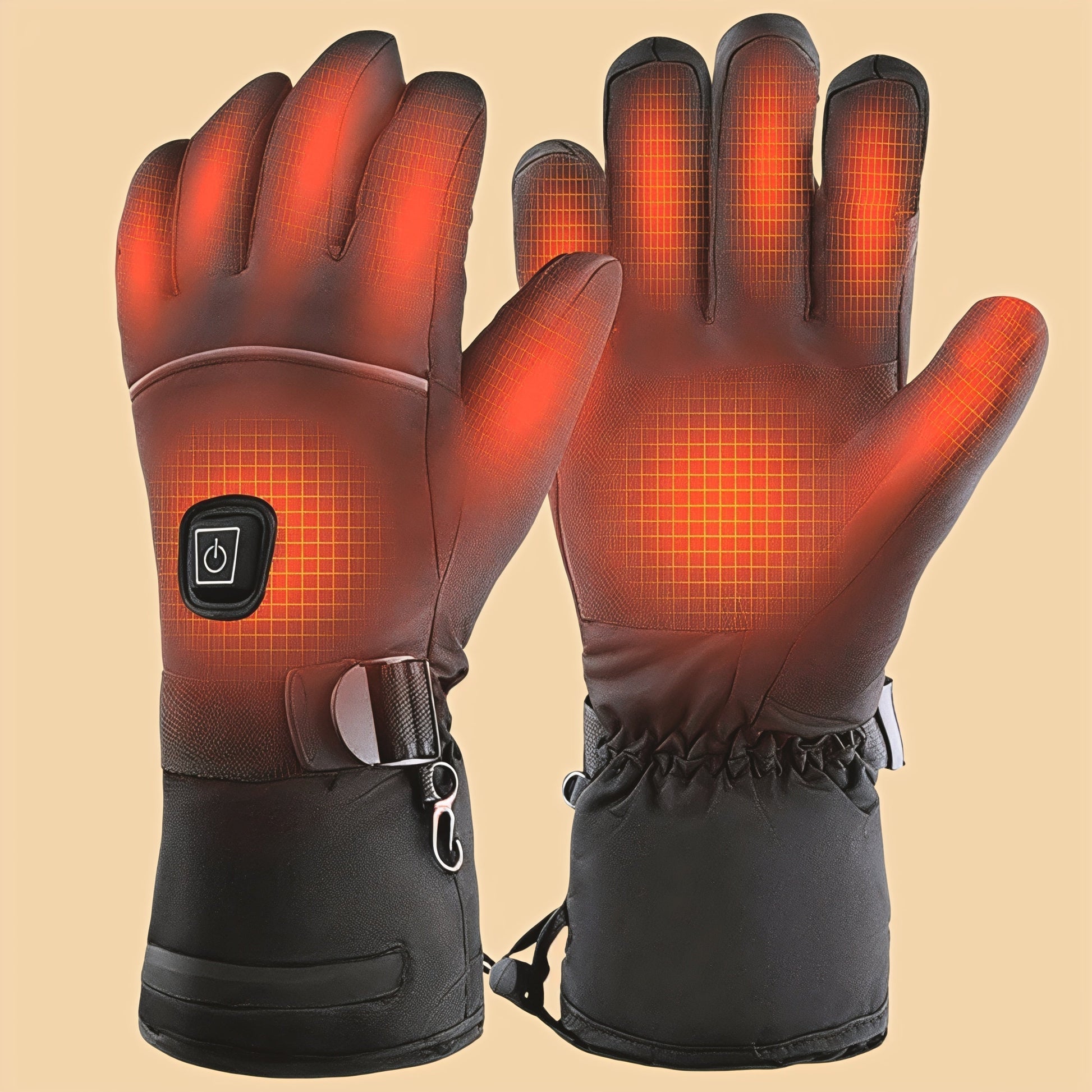 Warm Rechargeable Water Resistant Heated Gloves - Fesara