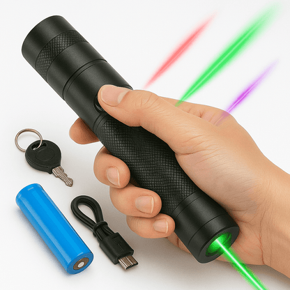 Bright Portable USB Rechargeable LED Flashlight