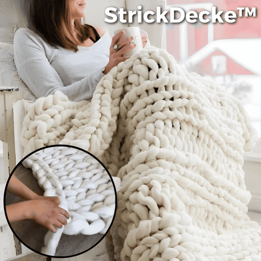 Cozy Handmade Knit Blanket - Fesara