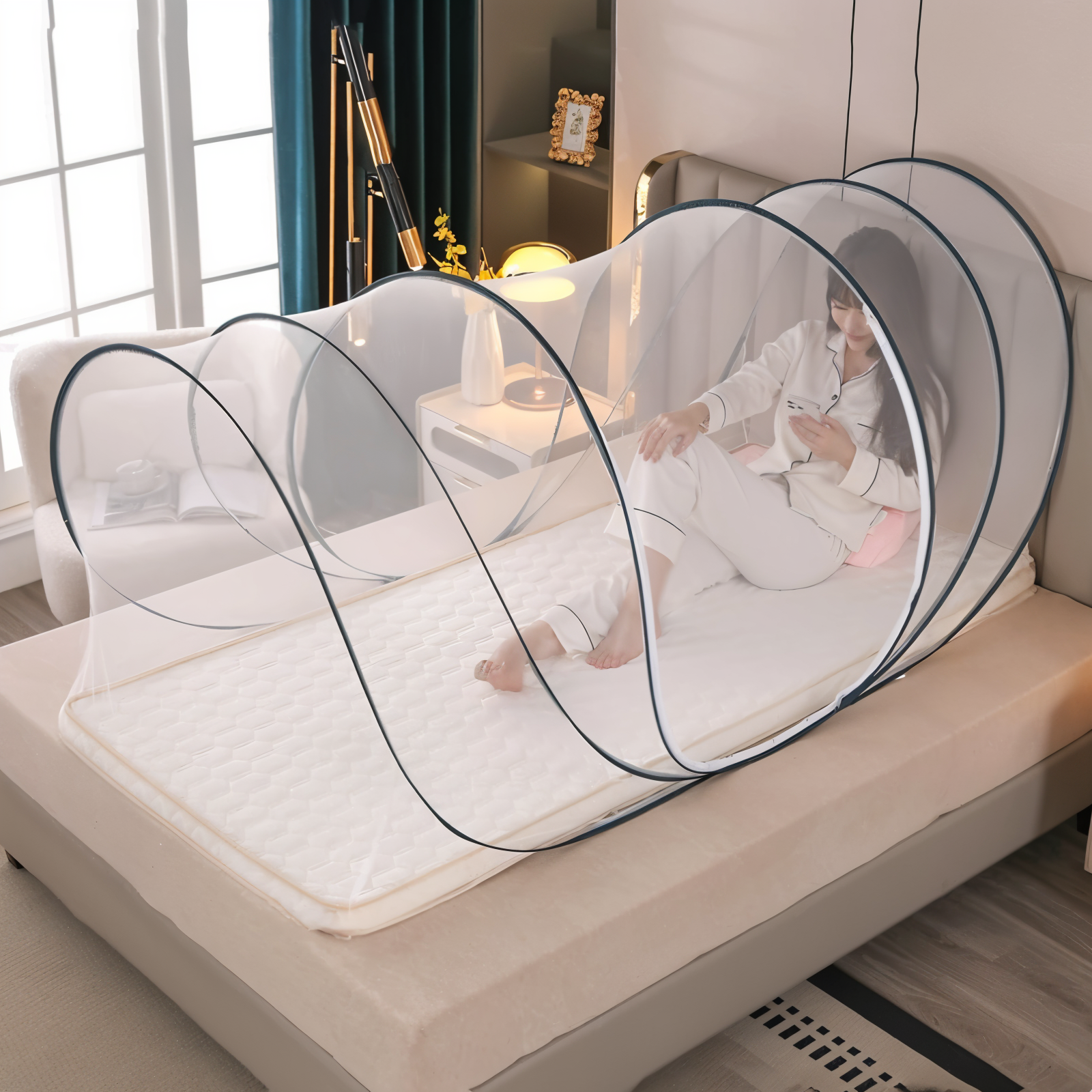 Portable Pop Up Mosquito Net for Travel - Fesara