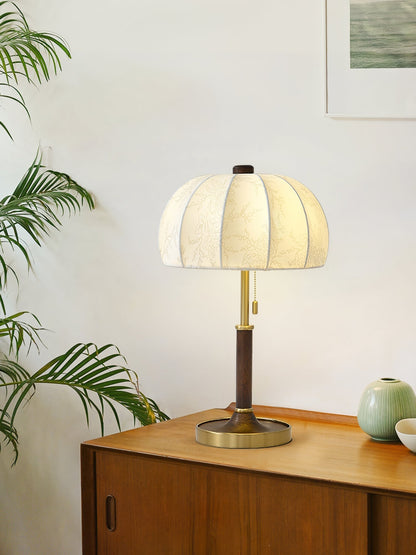Elegant Table Lamp with Modern Fabric Shade