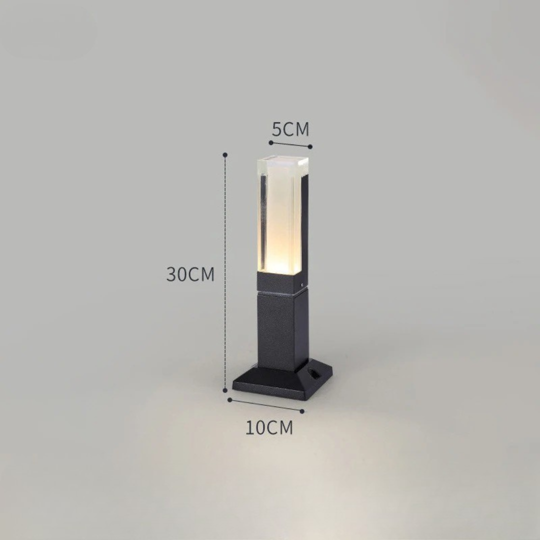 Outdoor LED Security Light Waterproof Black