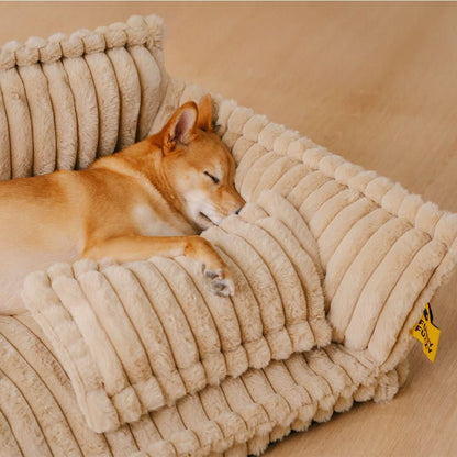 Comfy Orthopedic Dog Bed with Neck Support - Fesara