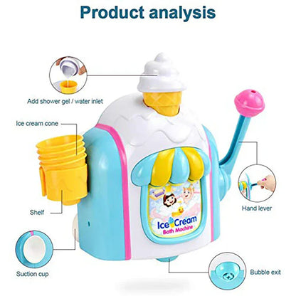 Fun Kids Automatic Bubble Ice Cream Maker Machine