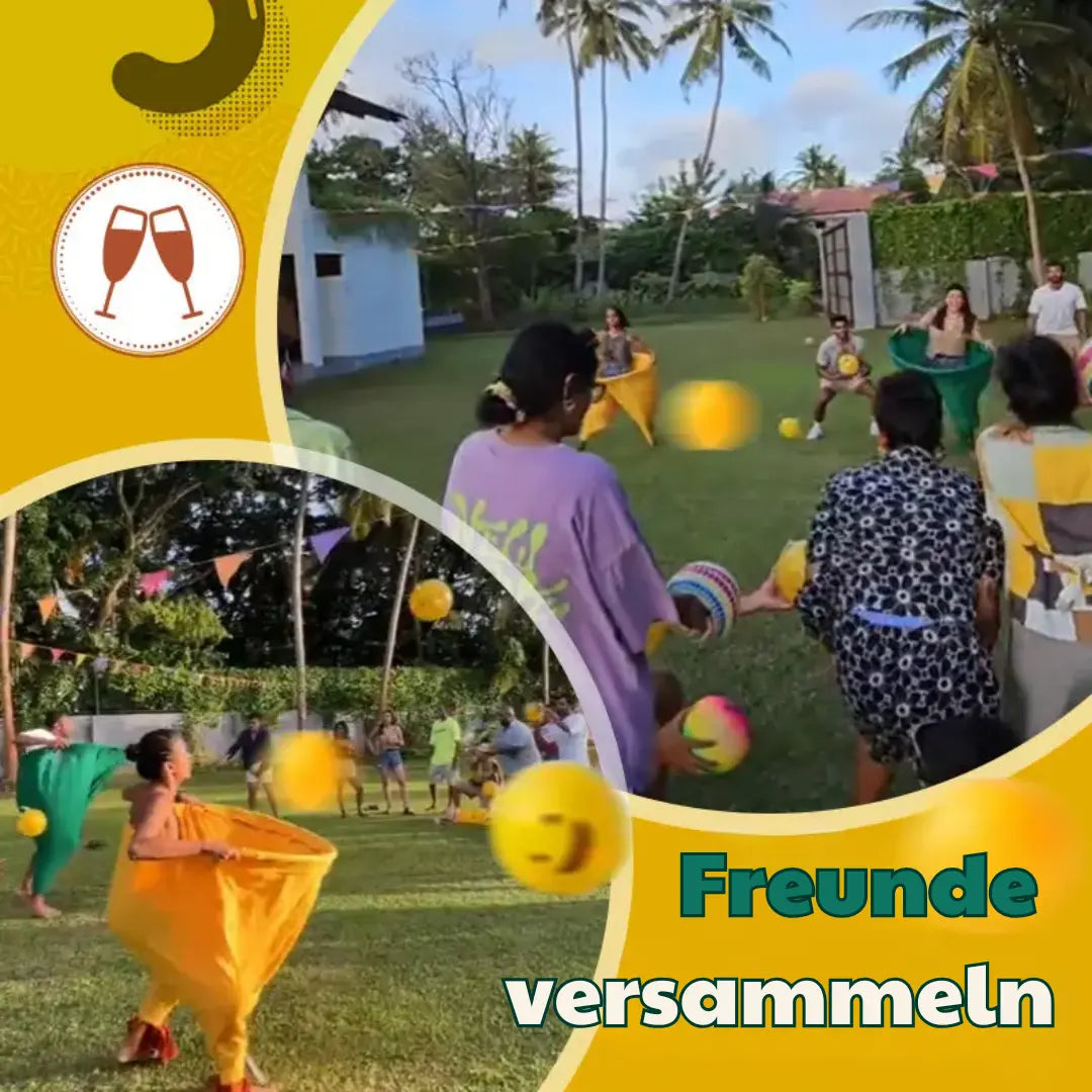 Fun Outdoor Group Games with Large Inflatable Pants